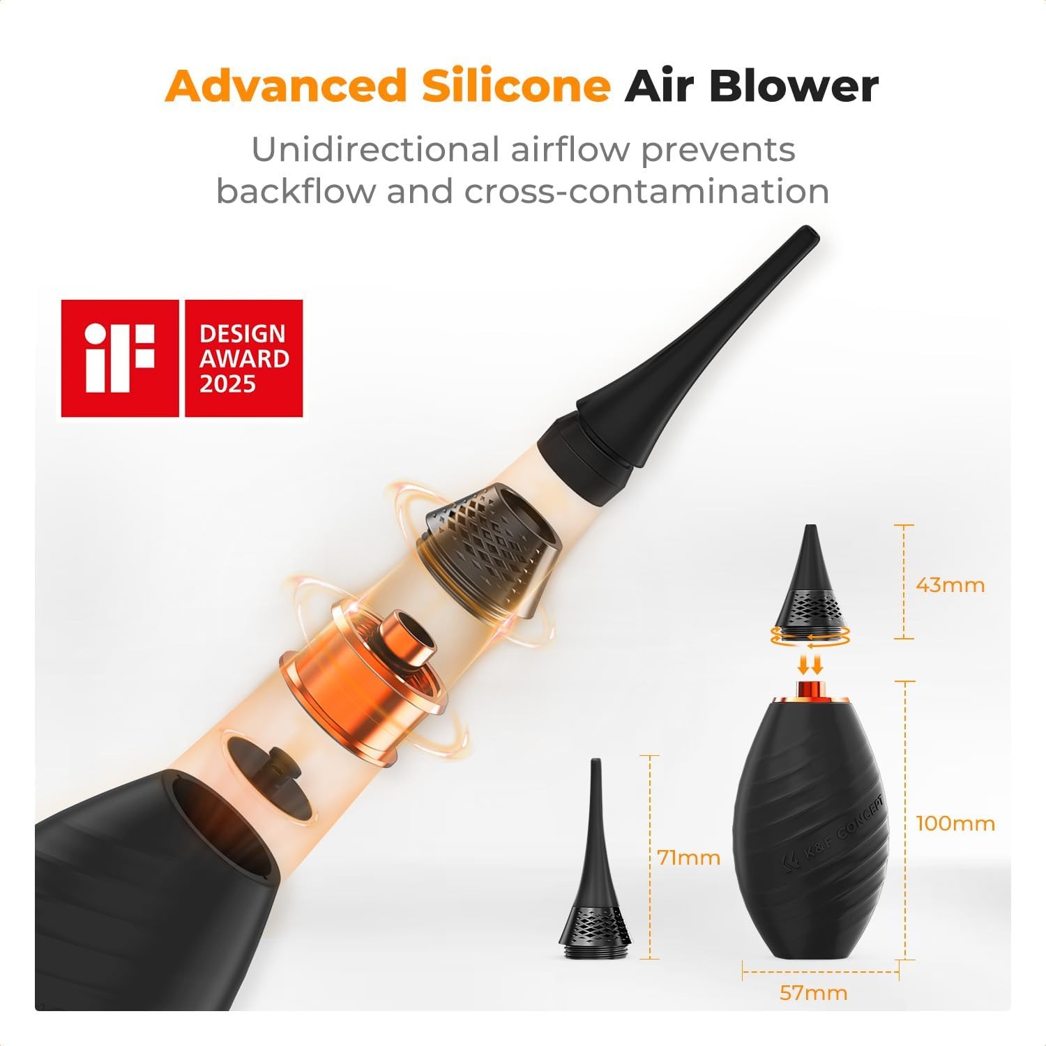 10-in-1 Camera Cleaning Kit with Air Blower, Lens Pen and Microfibre Cloths, detail view