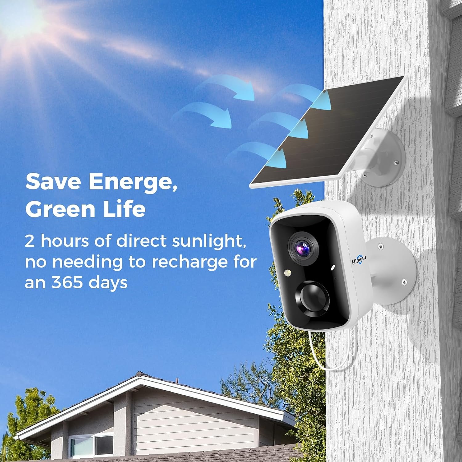 4MP Solar Security Camera (2 Pack)